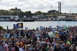 AUSTRALIA-UN-CLIMATE-SUMMIT-PROTEST