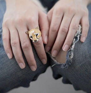แหวนรูปเสือชีตาห์