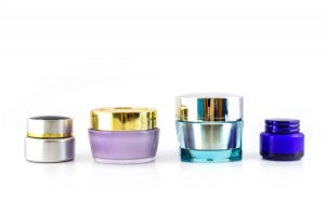 Set of different cosmetics cream