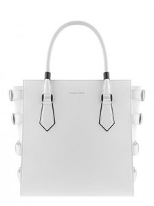 กระเป๋าถือสีขาว-CHARLES-KEITH